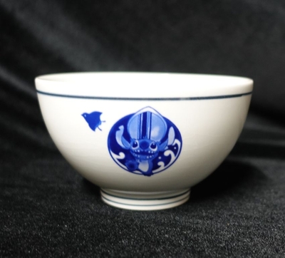 DISNEY［ディズニー］スティッチ柄茶碗　UTUWA工房
