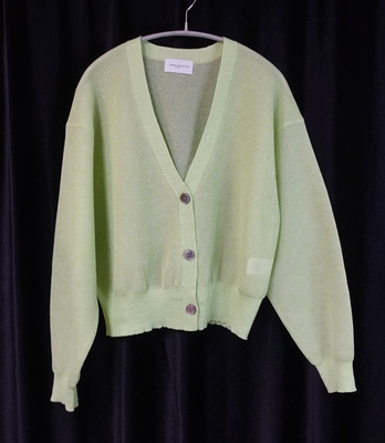 URBAN　RESEARCH［アーバンリサーチ］new　basic　Vネック長袖カーディガン　ミントグリーン