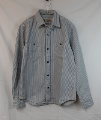 The　MOAT　GARAGE[ モートガレージ］ストライプヒッコリーシャツ