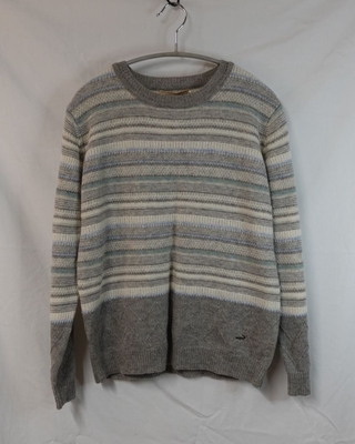 CROCODILE[クロコダイル］ボーダーニット長袖セーター