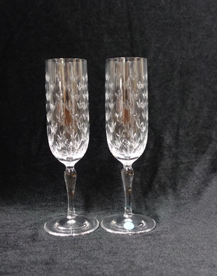 TIFFANY＆Co［ティファニー］フローレットペアシャンパングラス