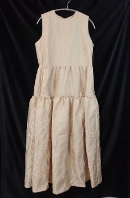 a'nuans[ アニュアンス］花柄ジャガードワンピース　