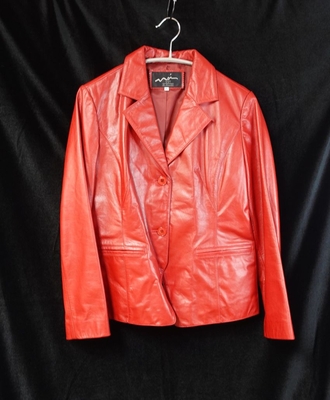 noi　diELLES［］レディース牛皮ジャケットコート