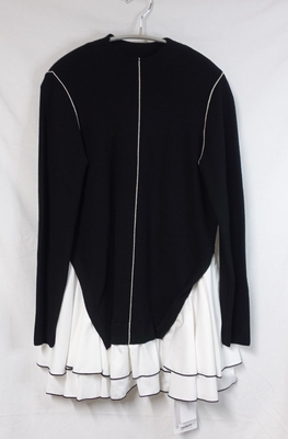 Rirandture［リランドチュール］ティアードペプラムドッキングニット