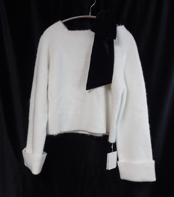 Apuweiser-riche［アプワーザーリシェ］ワンショルダーリボンニット