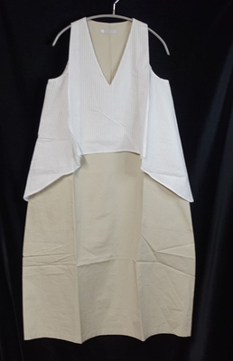 EKCOOKIES［イーケークッキーズ］ノースリーブワンピース　LAYERED DRESS　綿100％　サイズS