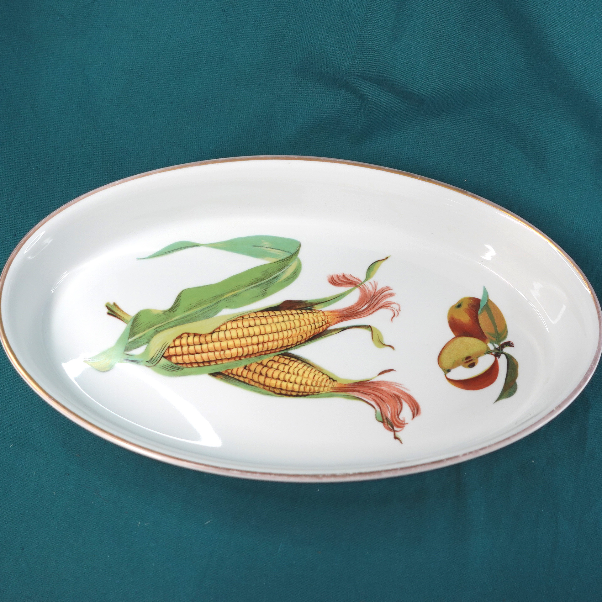 廃盤品　ロイヤルウースター　イブシャムゴールド　ビーンポット ROYAL WORCESTER[ロイヤル ウースター] イヴシャムゴールド（金淵