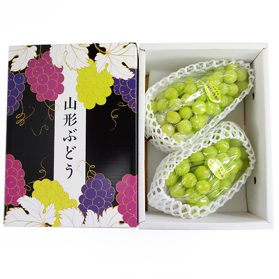 ラスト写真2本おまとめ❗山形屋　産直フルーツと天然山菜直販様　新品未使用 最上屋がお届けする山形のぶどう「シャインマスカット：2kg詰め