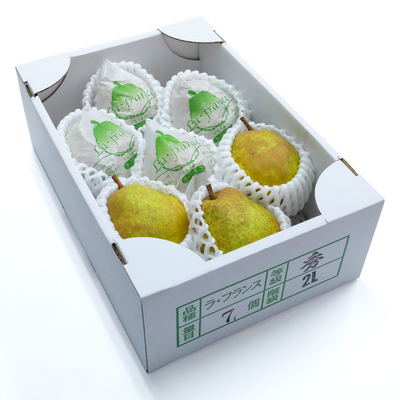 ＊㉑ 山形県産【かたい】摘果 ラフランス 箱込 20㎏ 最上屋がお届けする山形県産「ラ・フランス2L（2Kg・7玉入