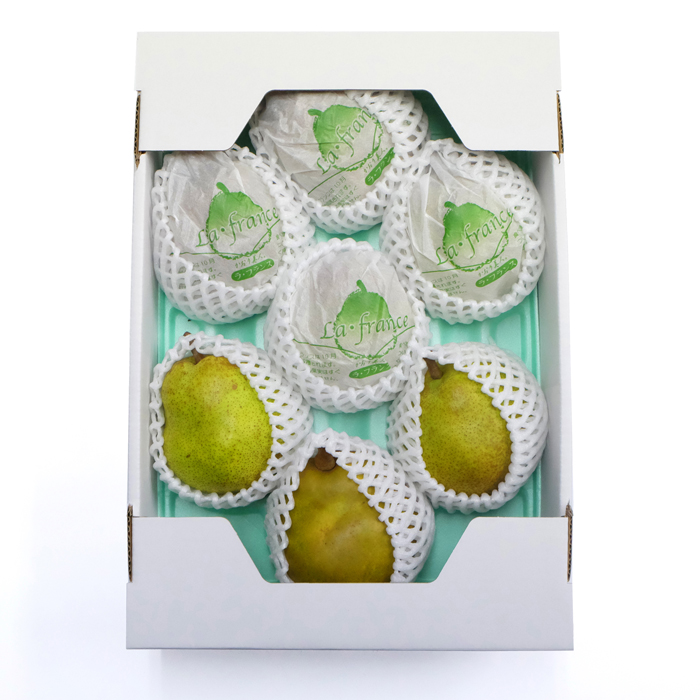 最上屋がお届けする山形県産「ラ・フランス5L（3Kg・7玉入