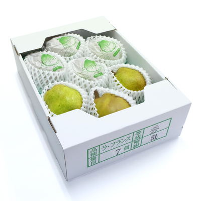 最上屋がお届けする山形県産「ラ・フランス5L（3Kg・7玉入