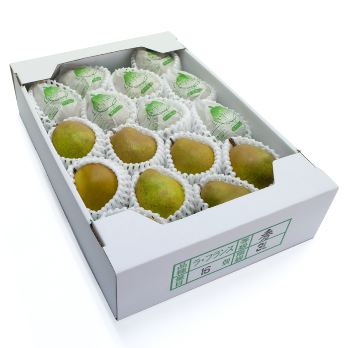 最上屋がお届けする山形県産「ラ・フランス3L（5Kg・16玉入