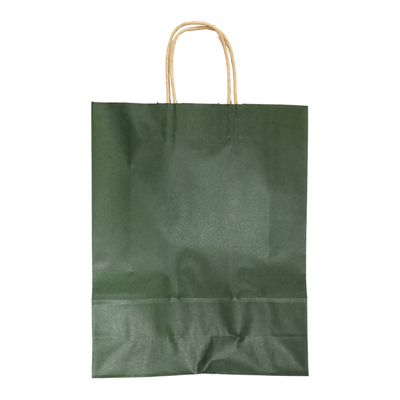 手提げ紙袋(大)　深緑