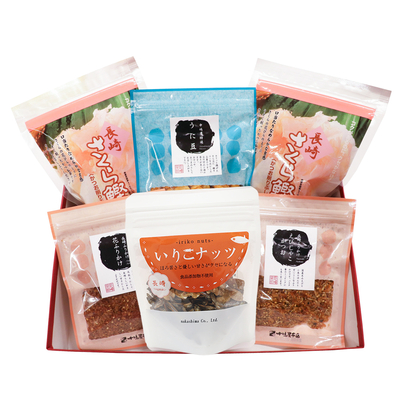 【ギフト箱付き】さくら鰹とふりかけセット（６点入）