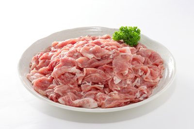 【冷凍】大容量パック：豚モモ切り落とし肉2ｋｇ（500ｇ&times;4パック）