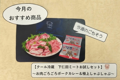 【クール冷蔵】下仁田ミートお試しセット～お肉ごろごろポークカレー＆極上しゃぶしゃぶ～