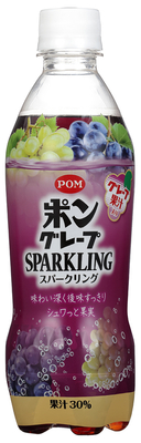 CP POMグレープスパークリング(410mlペット/24本)
