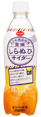 POM愛媛しらぬひサイダー(410mlペット/24本)