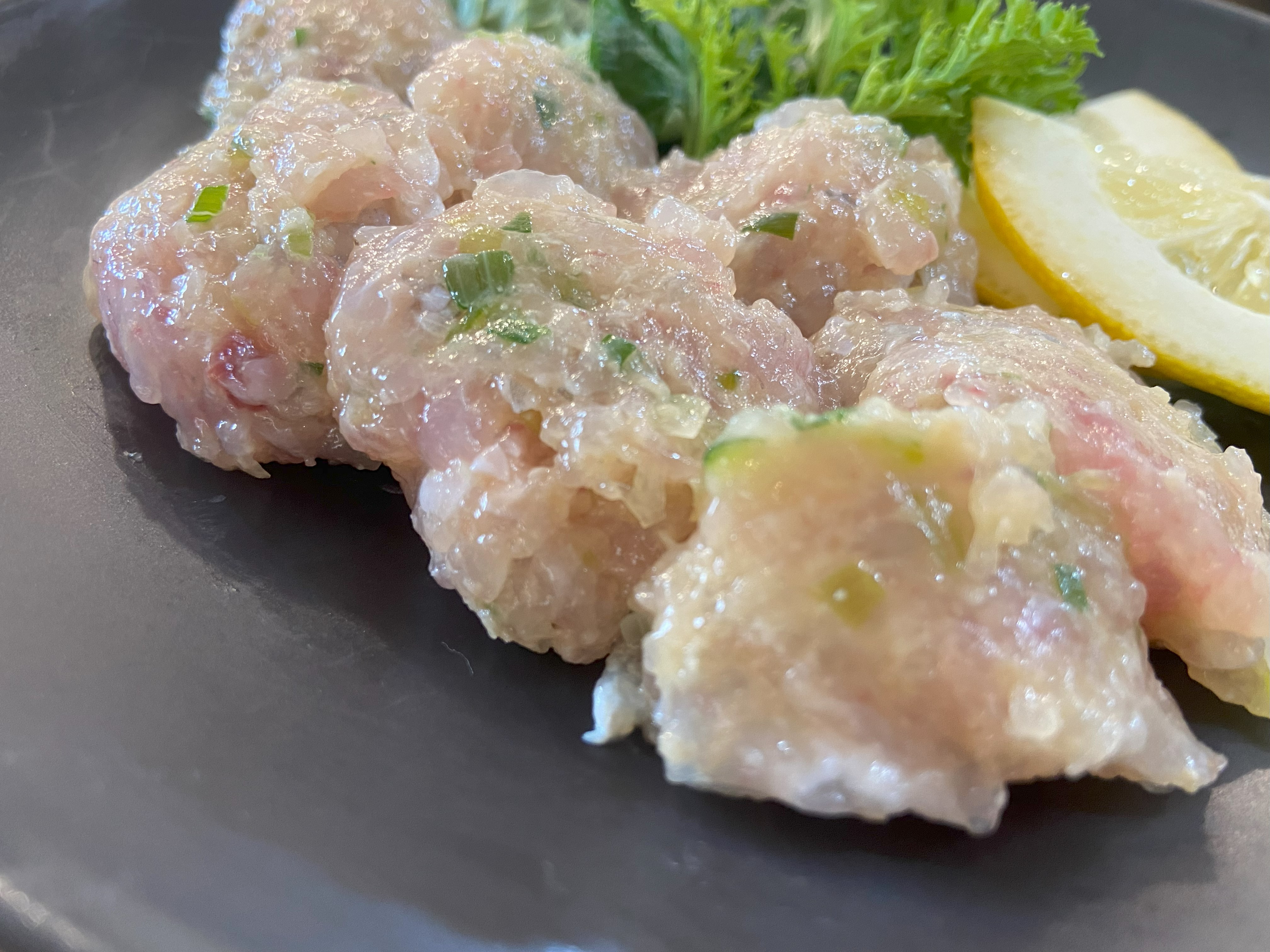 相模湾 めあじ の なめろう | 海鮮市場マルモト