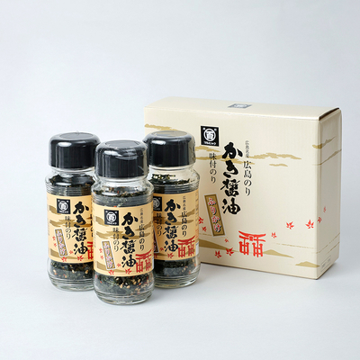 かき醤油味付のりふりかけ 3本入り［箱入り］（かきＦ-15H）