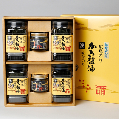 特選かき醤油味付のり・生のり佃煮詰合せ［箱入り］（特かきT-30）