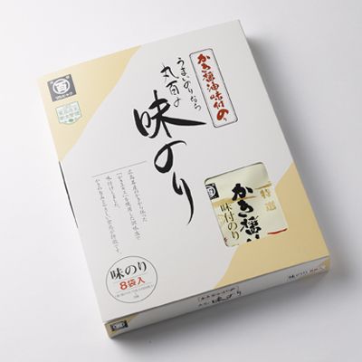 かき醤油味付のり8袋箱入（かき10AH）