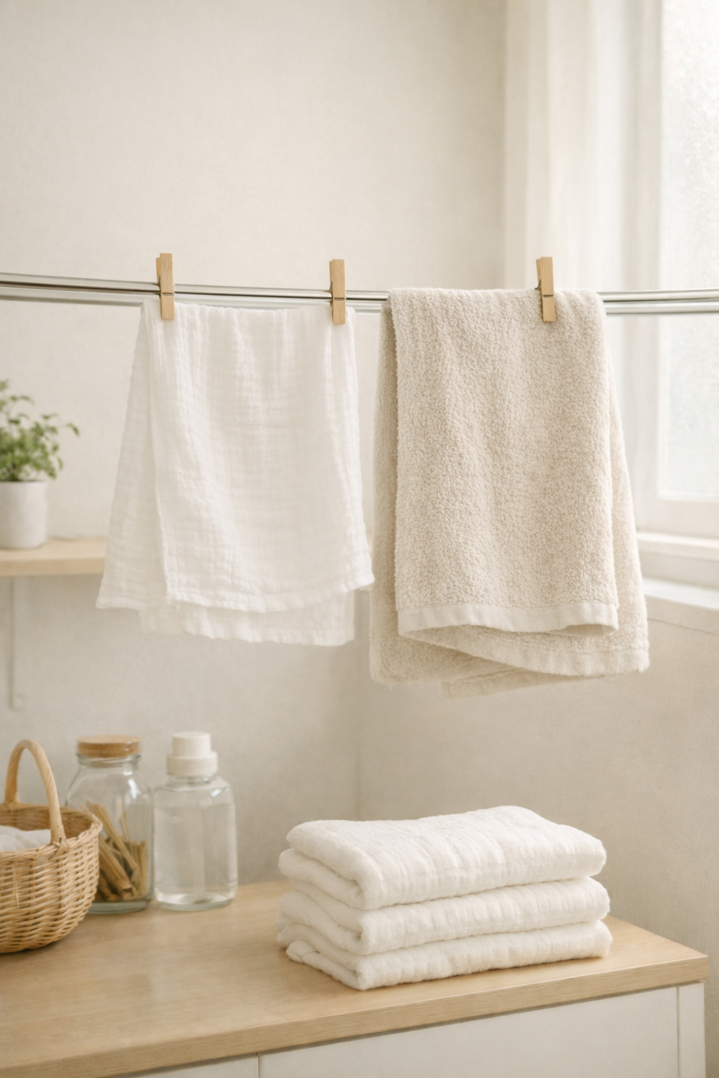 乾きやすく毎日洗いやすい