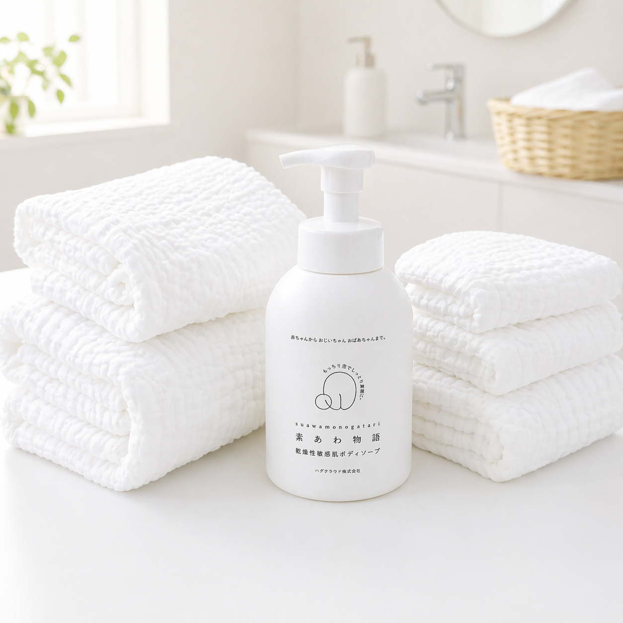 家族用ガーゼバスタオルセット