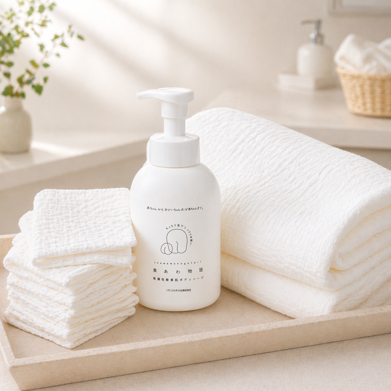 日常使いのガーゼセット