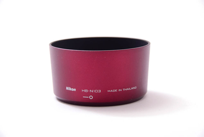 ニコン バヨネットフードHB-N103レッド