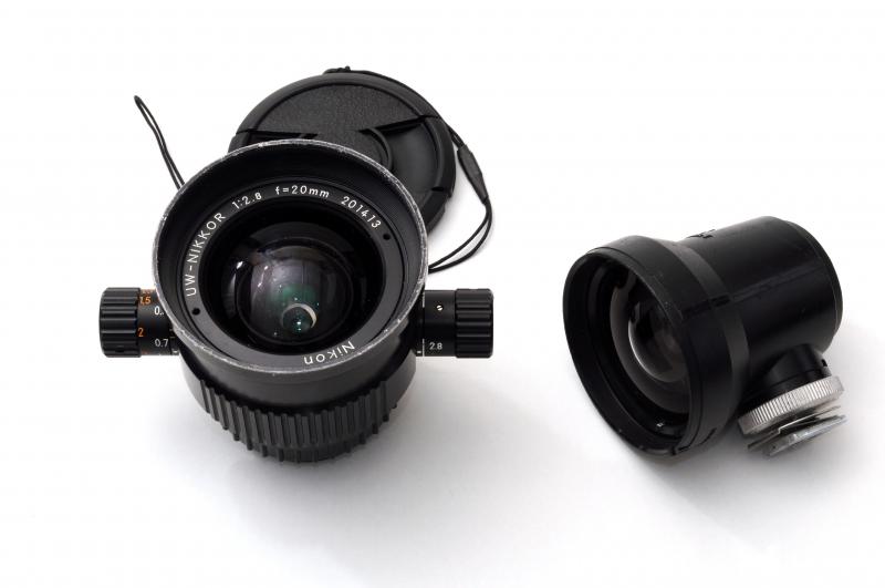 ニコン UWニッコール20mm/F2.8 + ビューファインダー 中古カメラ 