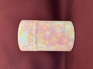 和紙缶100g赤2