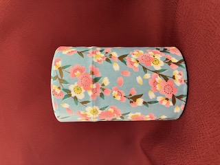 和紙缶100g青1