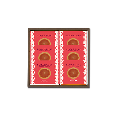 あんぱんまんじゅう6個詰