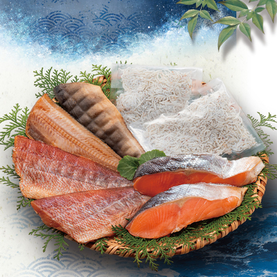 利尻昆布漬干物と千葉県産しらすセット