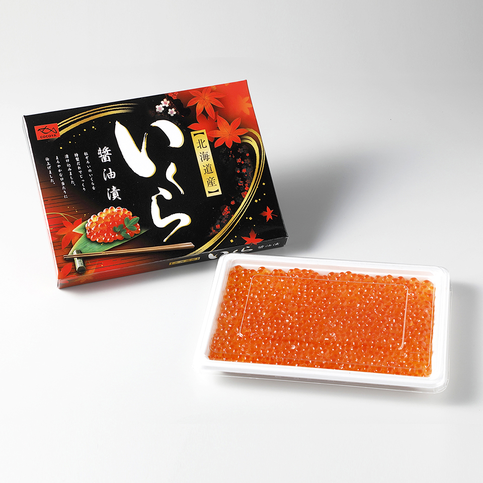 特選　北海道産 いくら醤油漬け 化粧木箱入り 1kg 特選 北海道産 いくら醤油漬け 化粧木箱入り 1kg