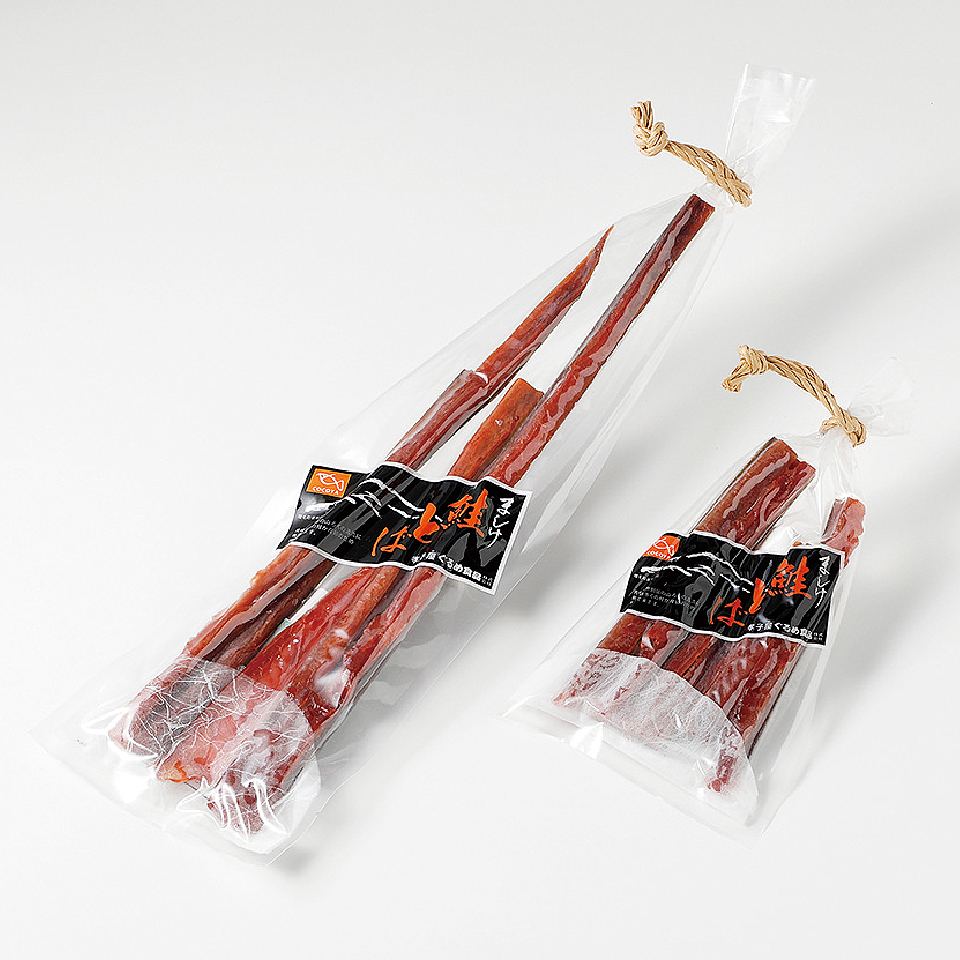 ましけ鮭トバ 皮付 | ぐるめ食品ネットショップ