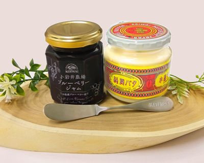【数量限定オリジナルバターナイフ付】ジャム＆純良バターセット