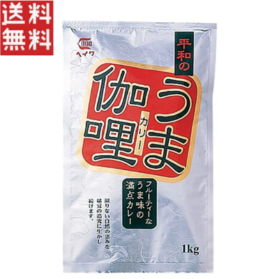 ヘイワ 平和のうま伽哩 1kg 業務用 カレー 惣菜 カレールウ カレールー フレークタイプ