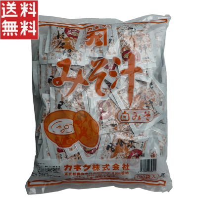 カネク みそ汁 白みそ 7g &times;100袋入り 味噌汁 インスタント 粉末 小袋 個包装 小分け 使い切り