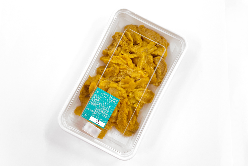 青森の生うに 100g（トレー入） [冷蔵] | 津軽弘前市場 ハマダ海産