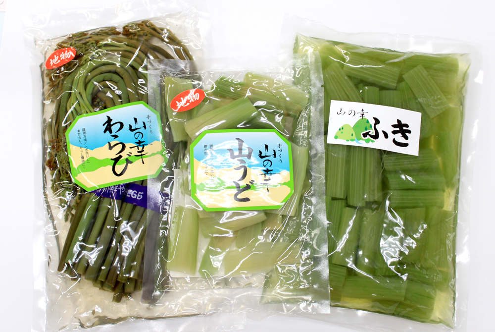 わらび水煮 [常温・冷蔵] | 津軽弘前市場 ハマダ海産