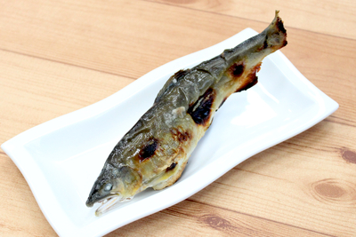 大型・国産子持ちアユの塩焼き  [冷凍]