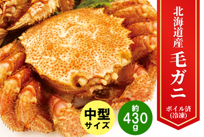 北海道産毛ガニ・中型  [冷凍]