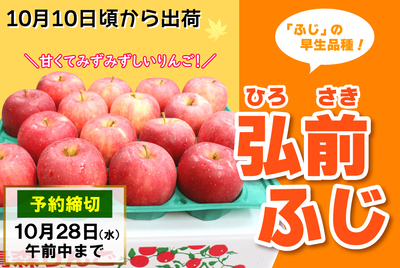 青森りんご・弘前ふじ５kg［常温］