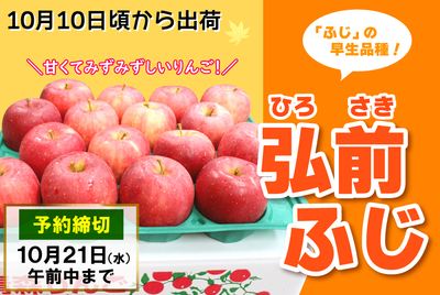 青森りんご・弘前ふじ５kg［常温］