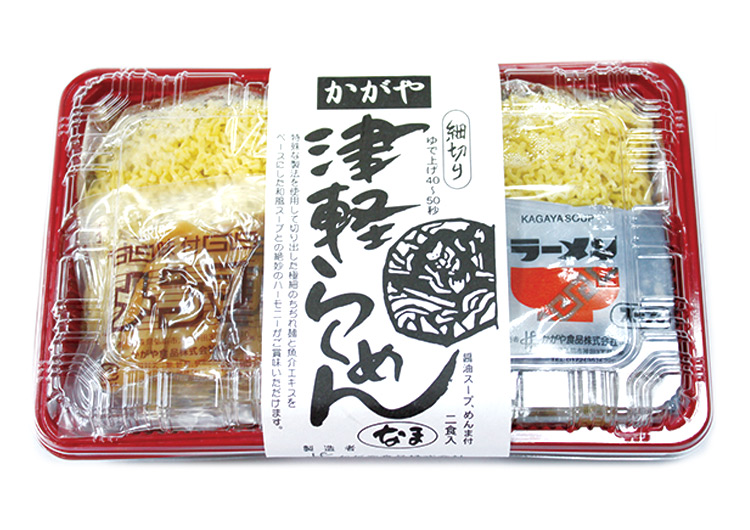 津軽ら～めん(ﾒﾝﾏ付) 2食 [冷蔵・冷凍] | 津軽弘前市場 ハマダ海産