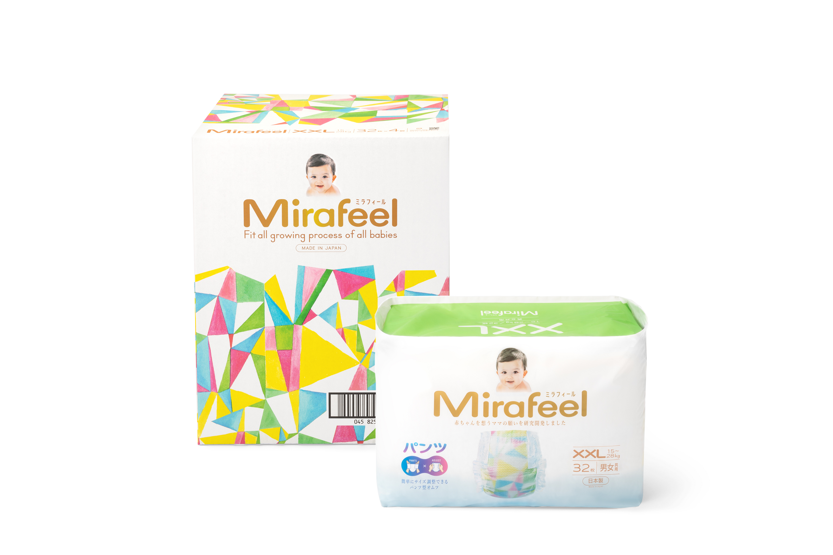 ミラフィール Mirafeel パンツ Mサイズ 44枚入り Lサイズ 40枚入 ミラフィール【パンツ Mサイズ】テープ 調節もできる 国産