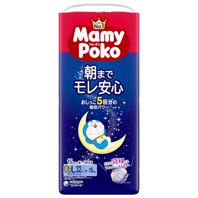 マミーポコ　パンツ　共用【夜用】　(ドラえもん)