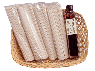 川井そば・ 舞茸だしつゆセット(8人前)